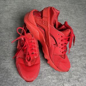 Nike Air Huarache Run Red Sneakers Running Shoes Women’s - Size 5Y